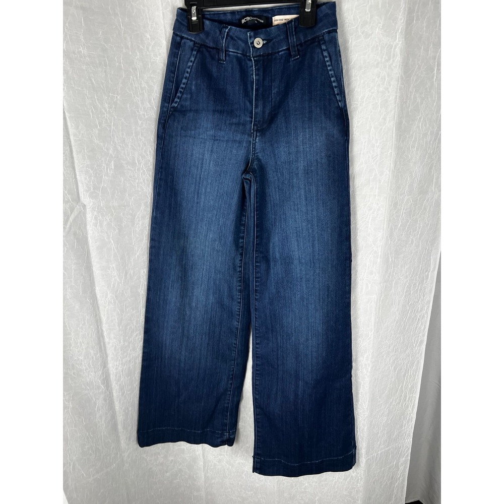 BCBG High Rise lWide Leg Trouser Jeans size 1/25
